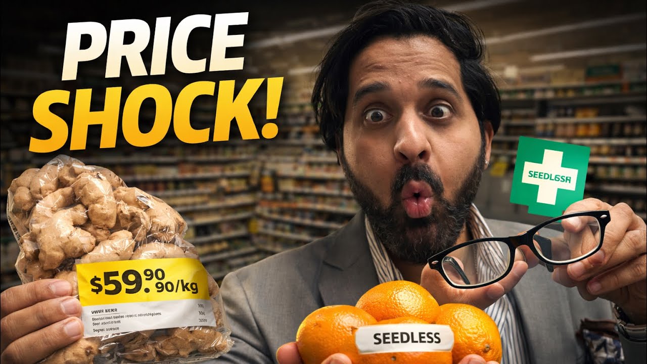 Australia Grocery Shock 😳 | Ginger ₹₹₹ vs India!
