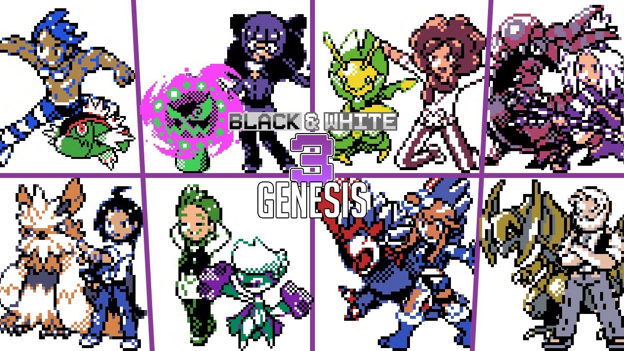 All Gym Leaders | Pokemon Black & White 3: Genesis