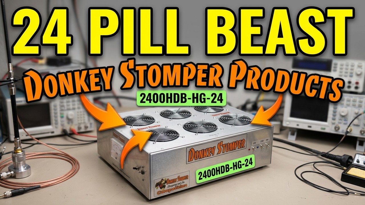 Donkey Stomper 2400HDB-HG-24 Pill CW Transmitter