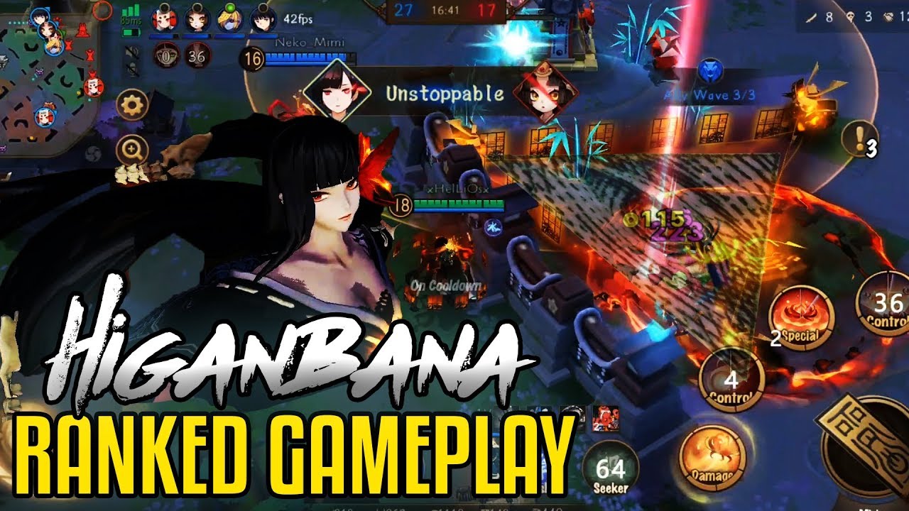 Higanbana | Inferno Flame | MAGE Ranked Gameplay  | Onmyoji Arena