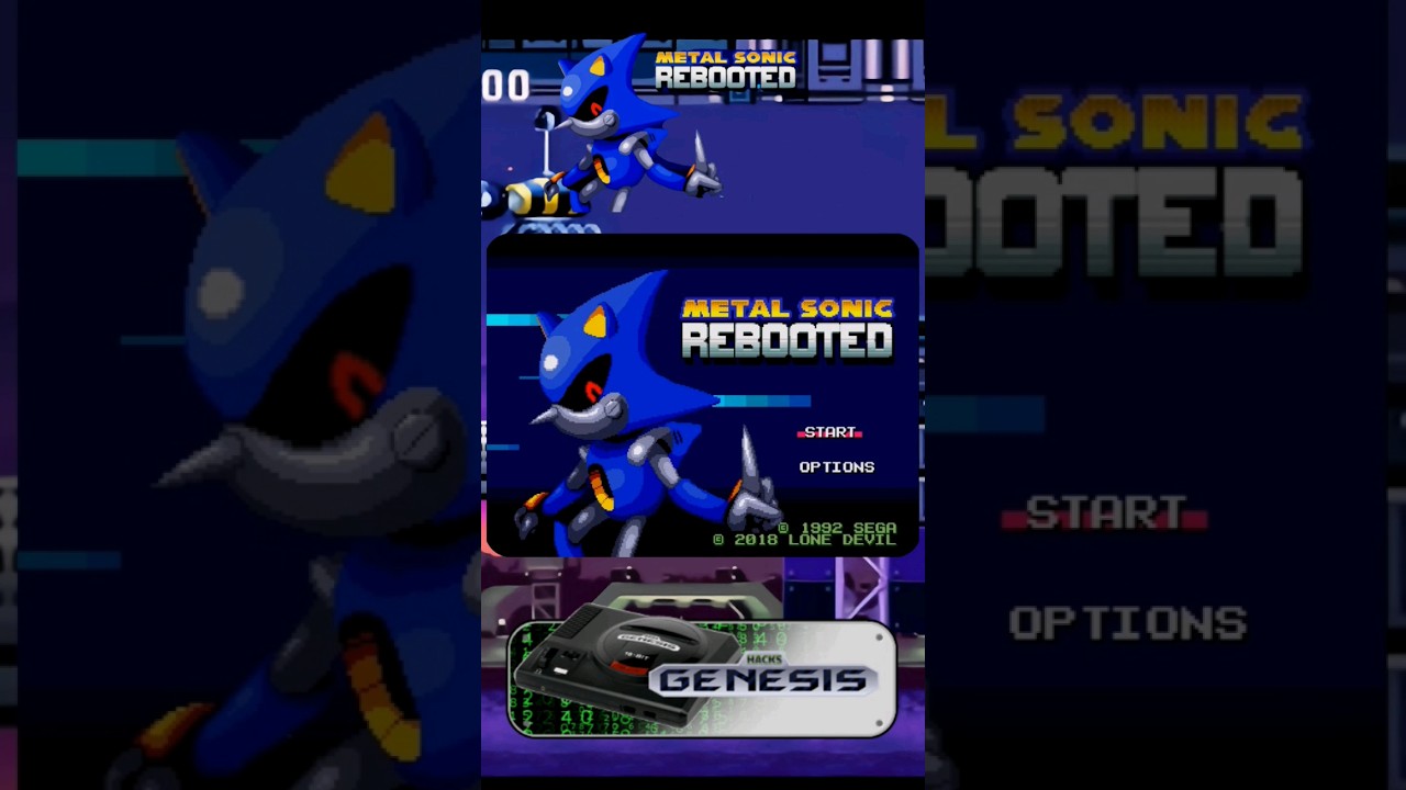 Metal Sonic Rebooted: A Sega Genesis Hack | #SegaGenesis #Hack #MetalSonic