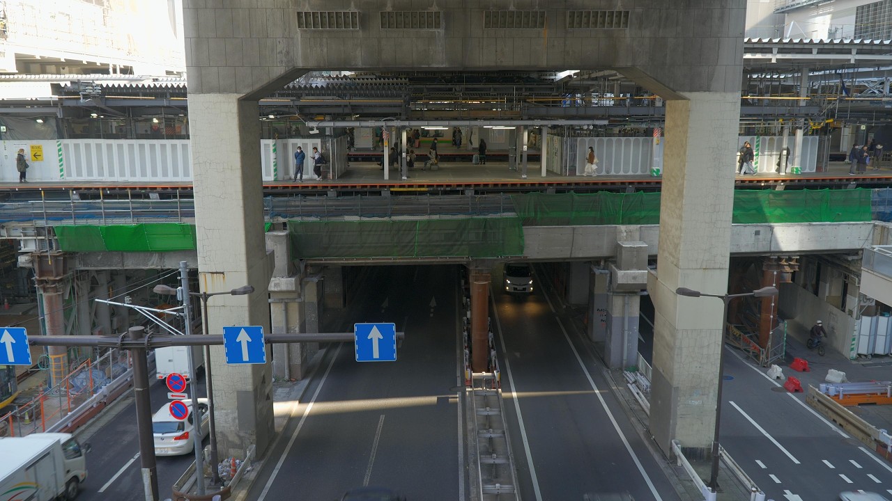 JR渋谷駅改良工事／渋谷スクランブルスクエア中央棟・西棟の建設状況（2026年2月14日）
