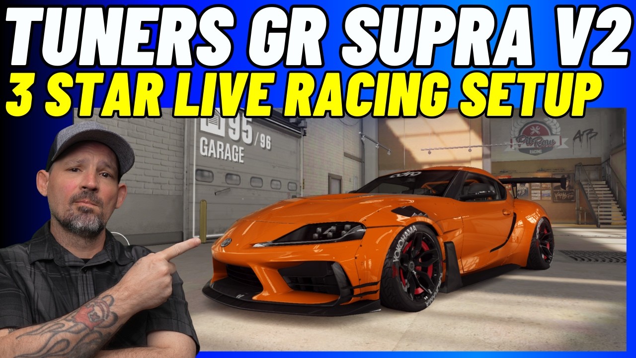 Настройка для гонок CSR2 Toyota GR Supra - 3 звезды |