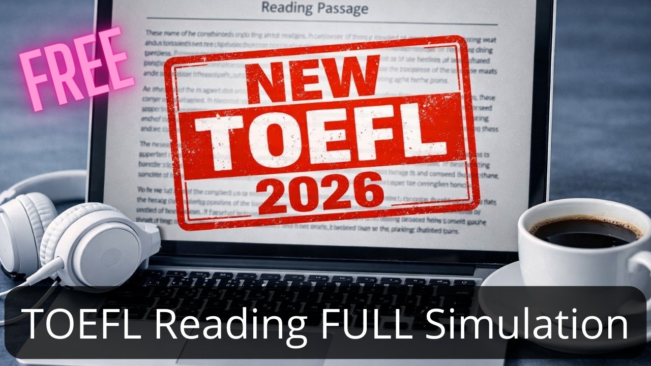 TOEFL Reading 2026 Full Simulation + Free Prompt for Practice Reading Tests