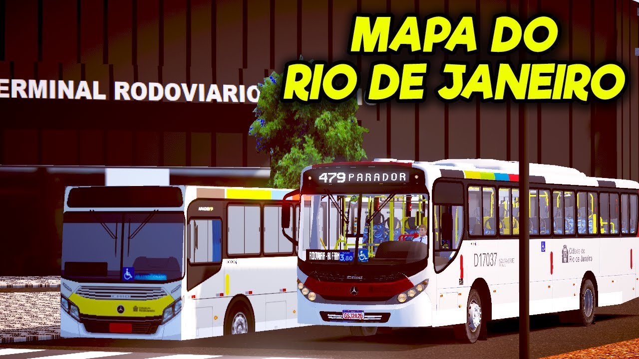 NOVO MAPA do RIO DE JANEIRO para o PROTON BUS SIMULATOR