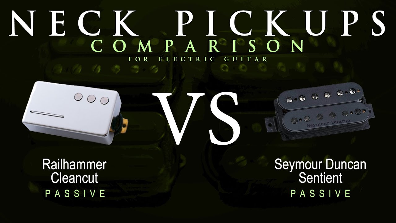 Railhammer CLEANCUT vs Seymour Duncan SENTIENT - Neck Guitar Pickup Comparison Tone Demo
