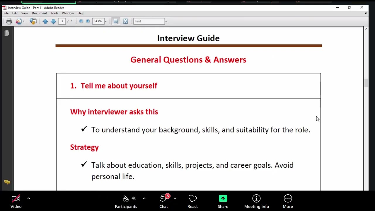 Interview Tips and Tricks