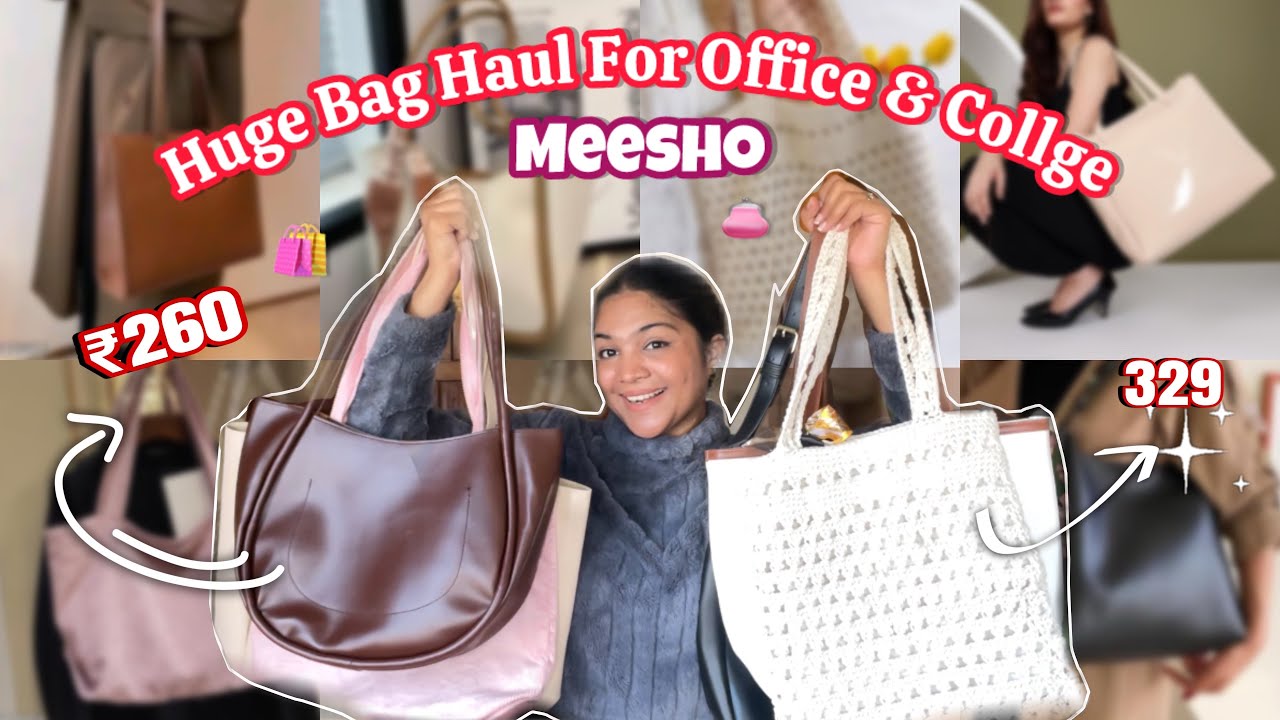 *HUGE* Meesho Bag Haul For Office & College✨ | Under ₹400 🤯| Tamanna agrawal