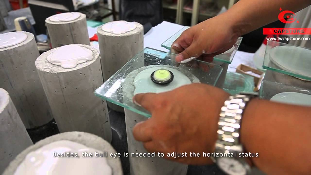 Gypsum Capping Instruction - Concrete cylinder compressive strength test by CAPSTONE (ASTM C617)