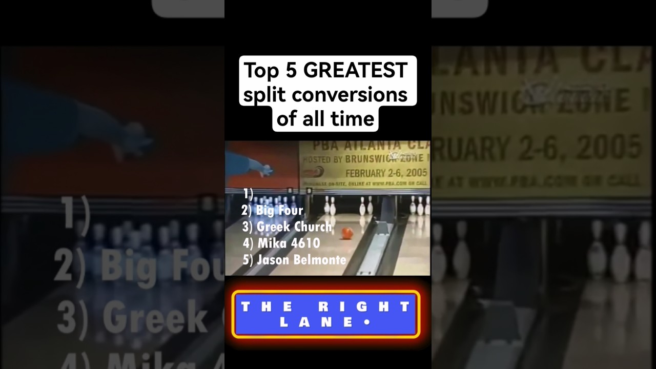 Top 5 GREATEST split conversions of all time #pbabowling