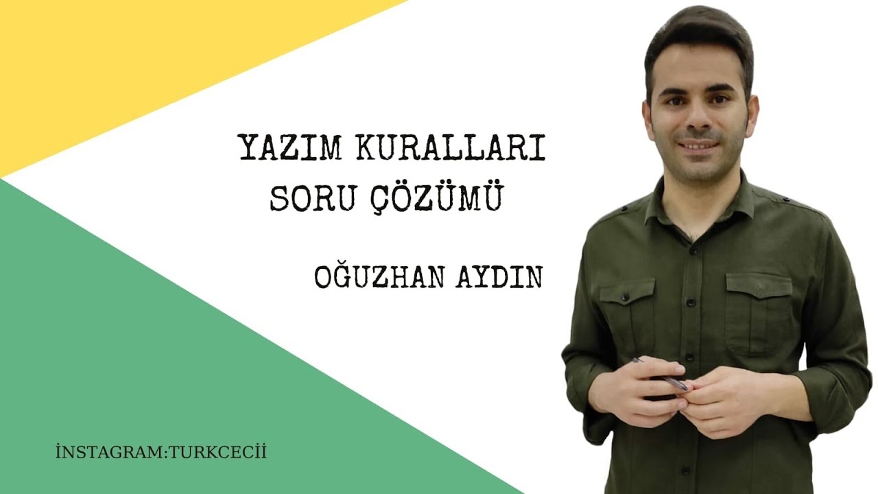 2022 YAZIM KURALLARI SORU ÇÖZÜMÜ  TYT / KPSS TÜRKÇE