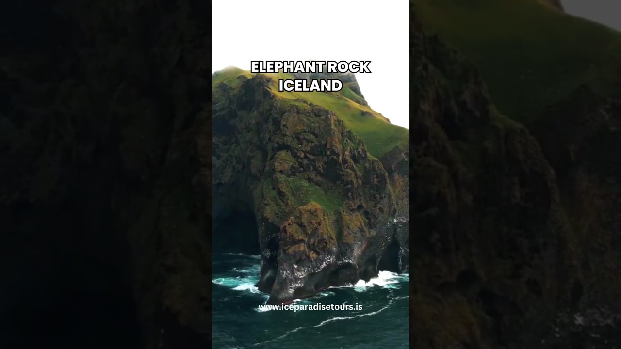 Majestic Elephant Rock: A Natural Marvel with Iceland Paradise Tours! 🐘🚗