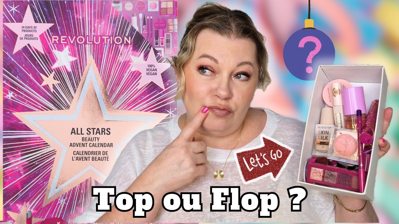 Je teste TOUS les produits du calendrier de l’avent Revolution Beauty 😱
