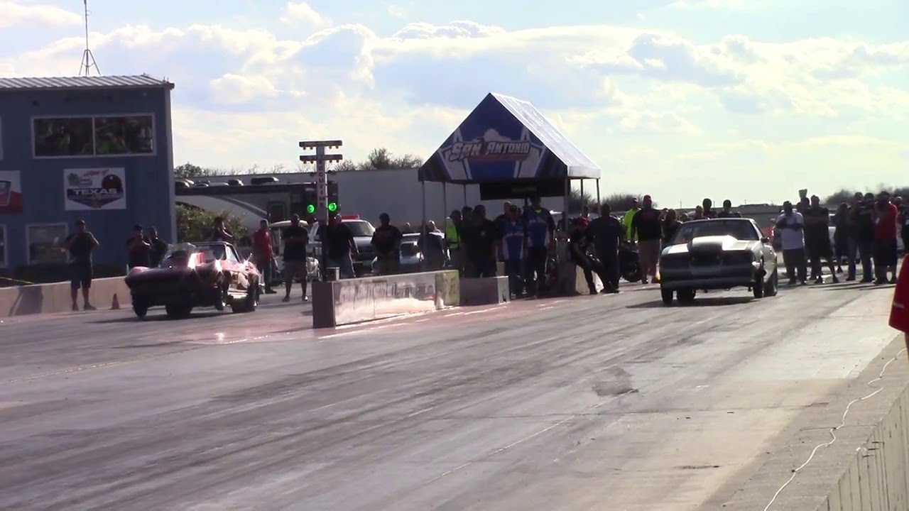 Hammerhead corvette wheelie vs AF1 mustang national no prep racing association SAR bounty hunters