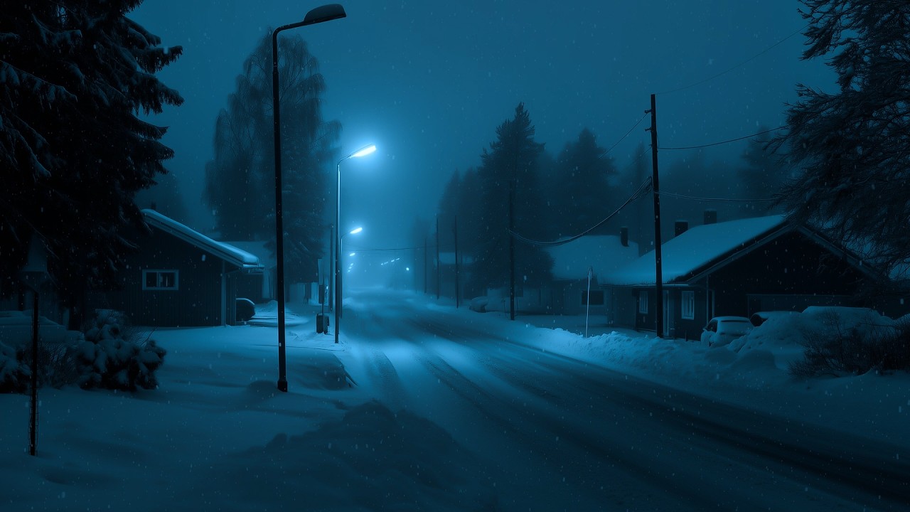 quiet winter evening...
