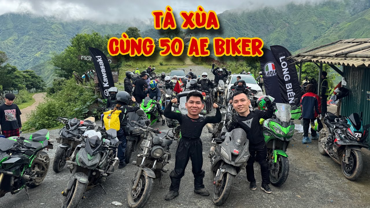 Cưỡi ZX10R Lên Tà Xùa Săn Mây Cùng 50 AE Biker | Phần 1  | Tới Tài Tử