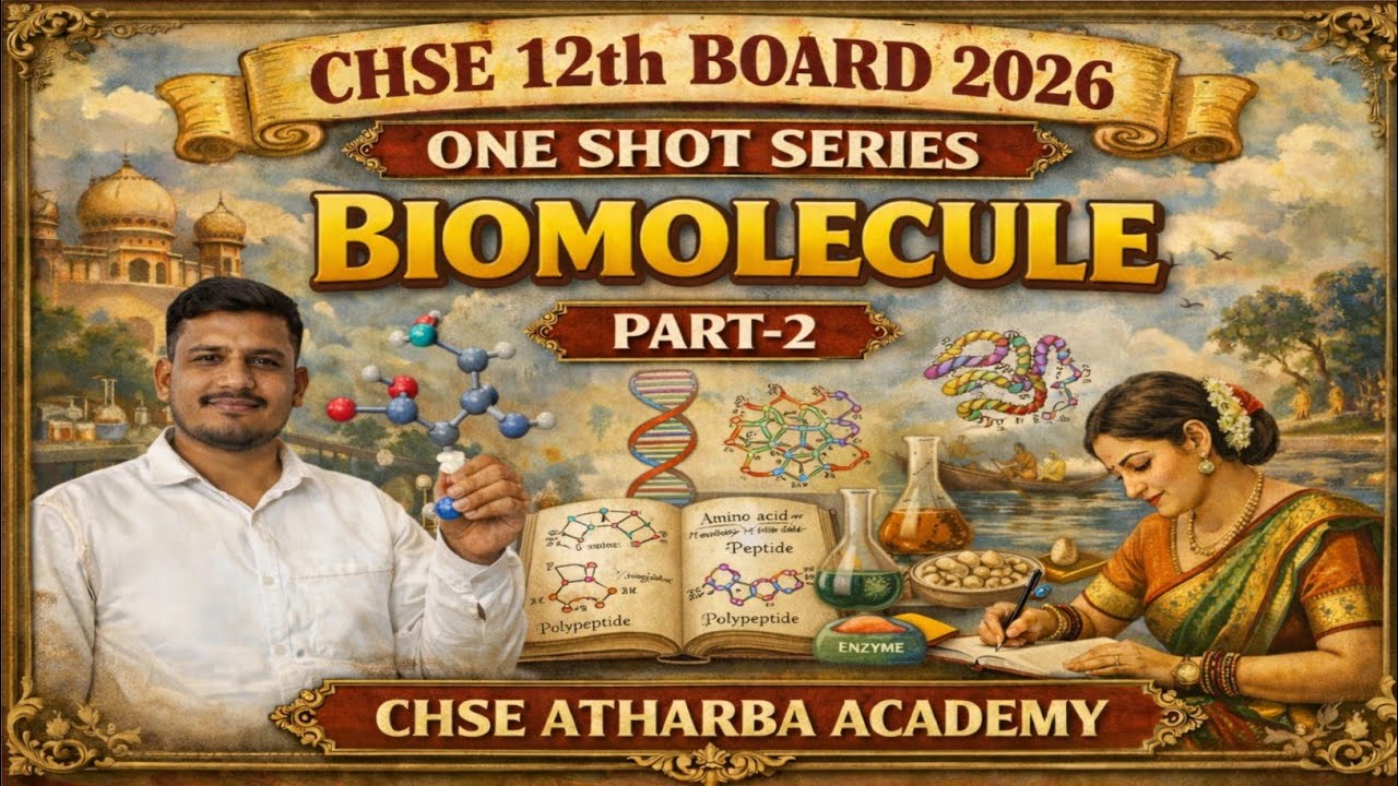 BIOMOLECULE lPART-2 l CHSE BOARD EXAM 2026 l #chse_atharva_academy
