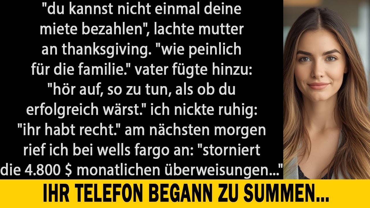 Mama meinte, ich könne keine Miete zahlen – doch seit 3 Jahren tilge ich heimlich ihre Hypothek!
