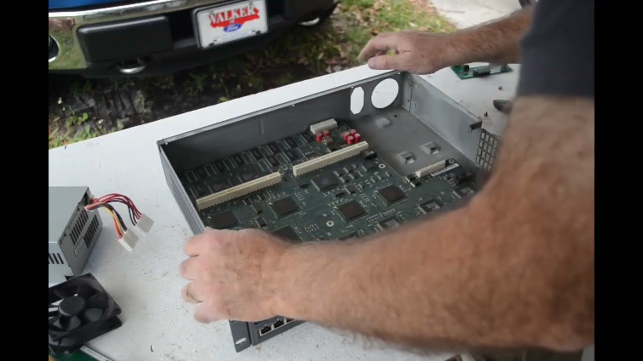 Gold recovery from Intel Express 510T 24-port Ethernet Switch teardown and scrapout.