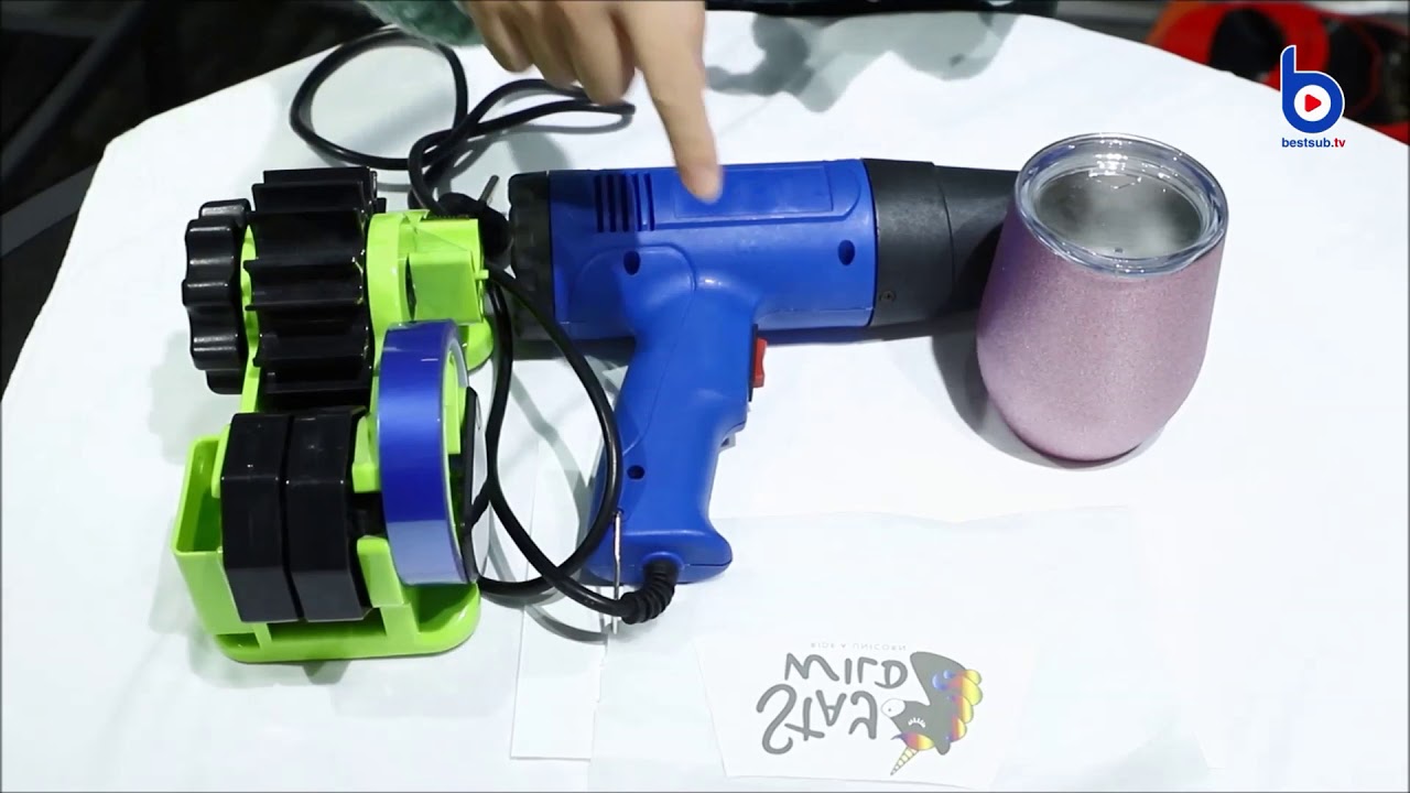 Impresión por sublimación en botellas de purpurina