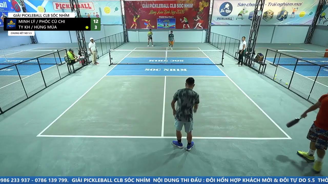 GIẢI PICKLEBALL CLB SÓC NHÍM