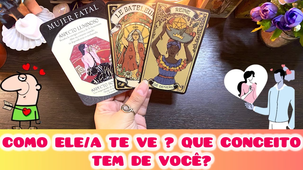😍🔥BABA POR VOCÊ! É ASSIM COMO ELE/A TE VE!ESSE É O CONCEITO QUE TEM DE VOCÊ #tarot #tarotinterativo