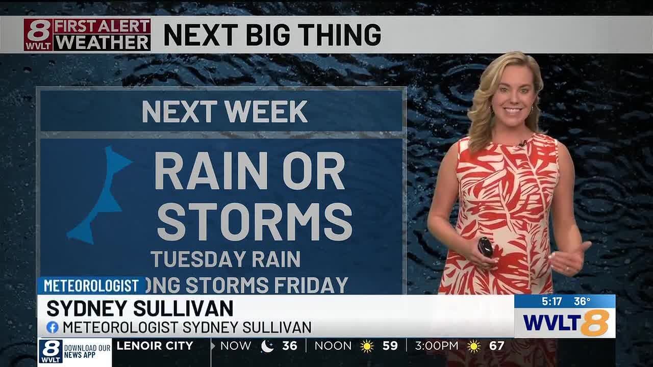Meteorologist Sydney Sullivan has a look at unsettled weather moving our way