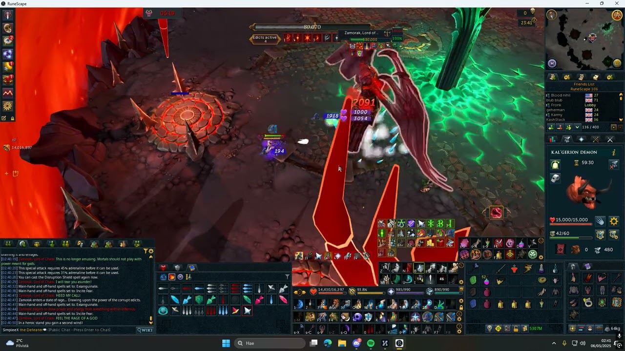 4000% solo Zamorak