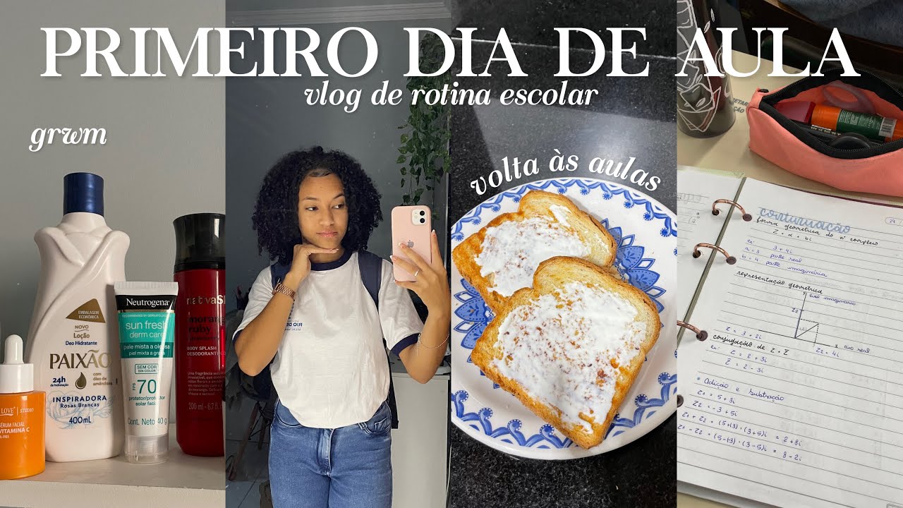 meu primeiro dia de aula 🏫 | *volta às aulas*