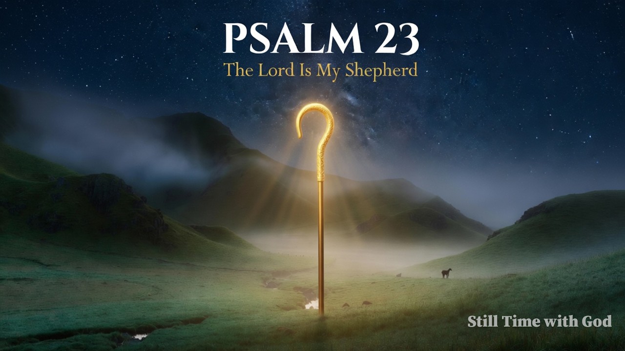 Psalm 23 – The Lord Is My Shepherd | 1 Hour Peaceful Sleep Music | Still Time with God