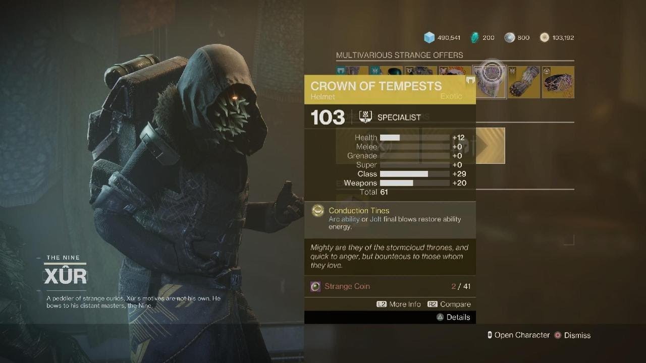 Destiny 2 Xur Loot "8-August-2025"