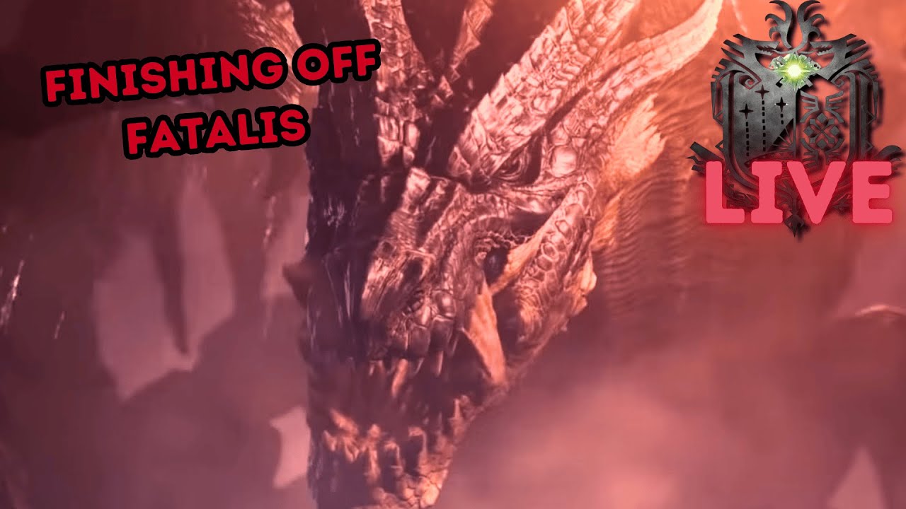 🔴Live - MHWorld 1400% Challenge Day 103 - Finishing off Fatalis - Open PC Lobby ID in Chat