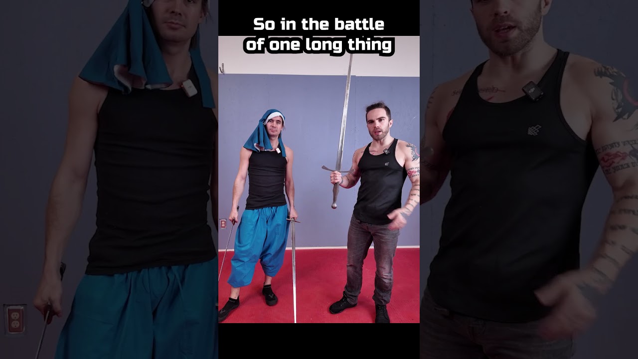 Who Would Win? Longsword vs Two Short Swords! #sword #martialarts #history
