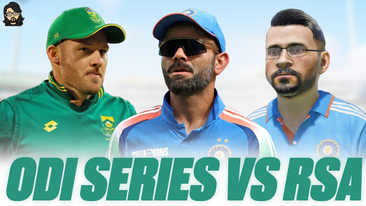 I Play 5 ODI Series vs South Africa • Cricket 24