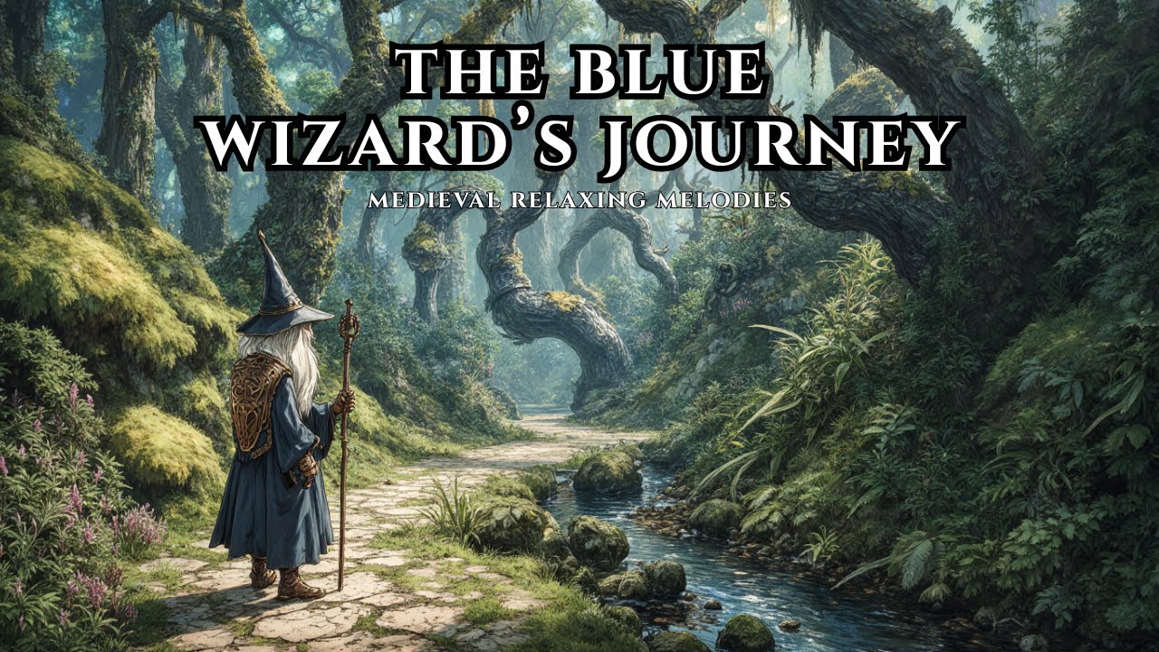 Medieval Music for Focus & Relaxation | The Blue Wizard's Journey #MedievalMusic #FantasyMusic
