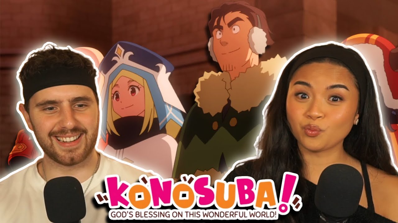 WHO ARE THESE KNOCKOFFS? - Girlfriend Reacts To Konosuba OVA 4 