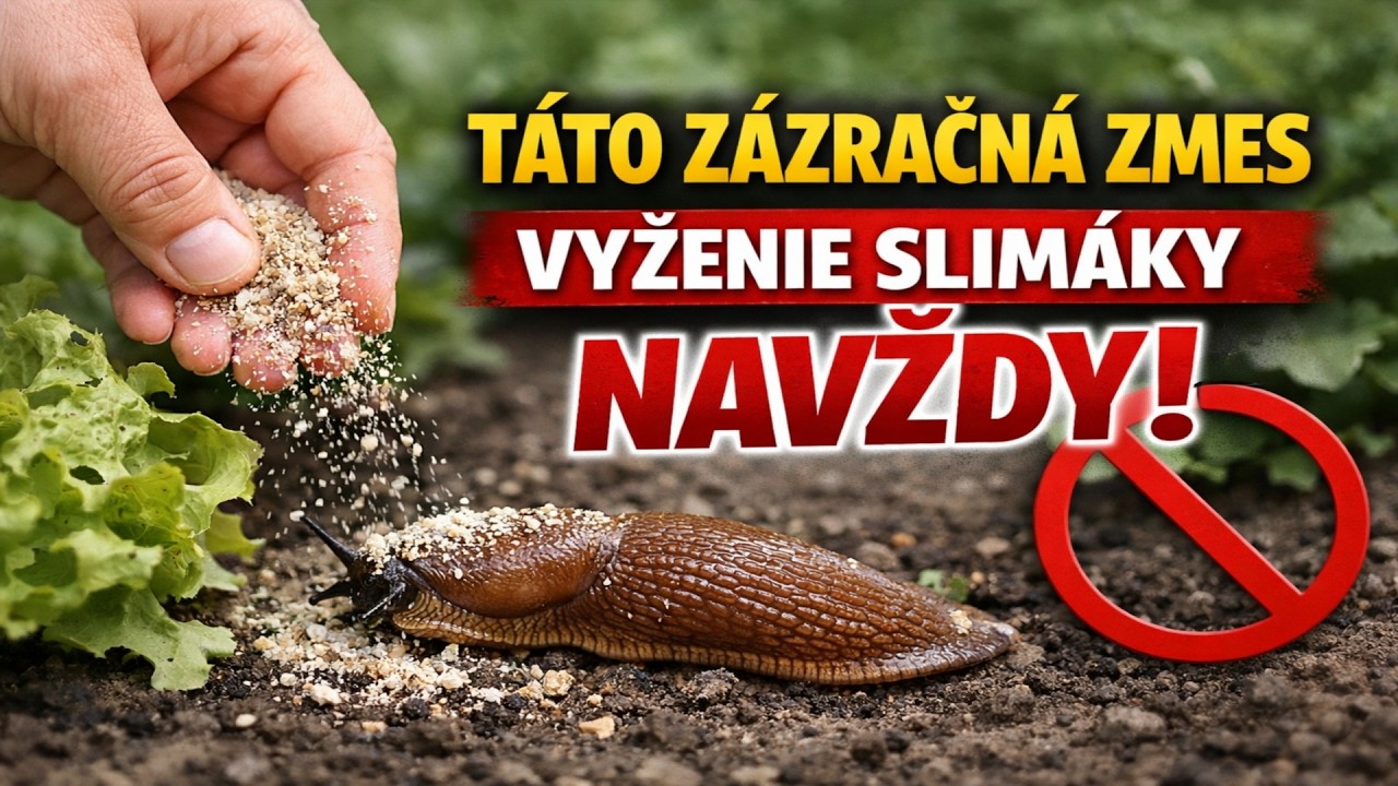 Slimáky V PANKE opustia vaše záhony! TÁTO ZÁZRAČNÁ ZMES ich vyženie NAVŽDY.