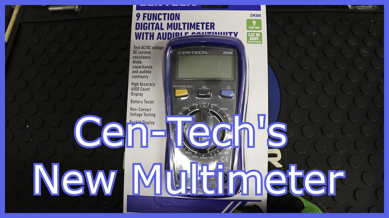 Harbor Freight Tool Haul #56: Cen-Tech CM300 Multimeter
