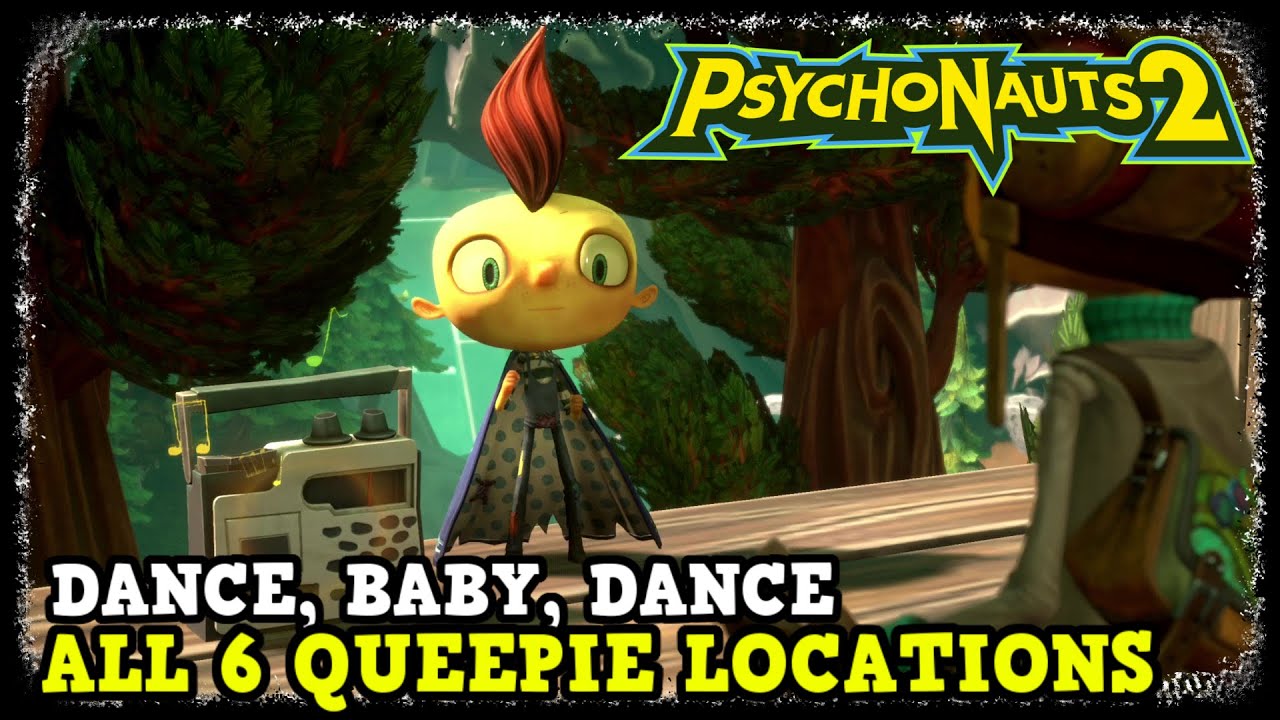 Psychonauts 2 All 6 Queepie Locations - Dance Baby Dance Trophy / Achievement Guide