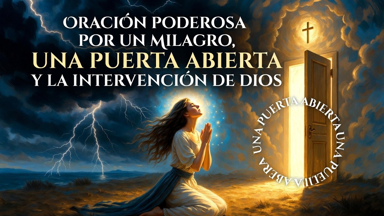 Oración poderosa por un milagro, una puerta abierta y la intervención de Dios Evangelio de Mateo 7:7