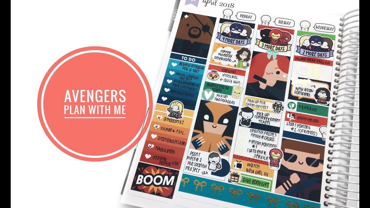 plan with me: avengers infinity wars (ft. oddloop)