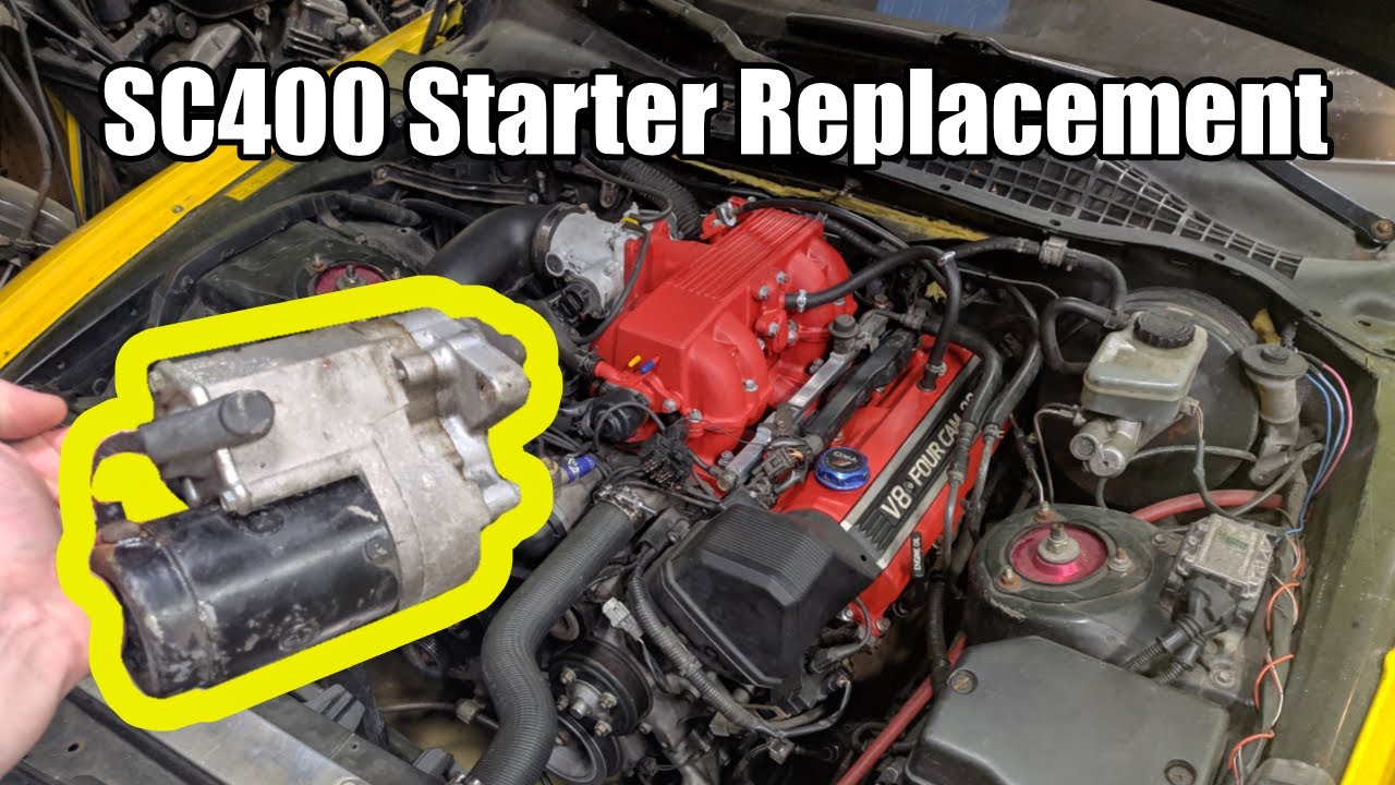 How To Replace The Starter on a SC400