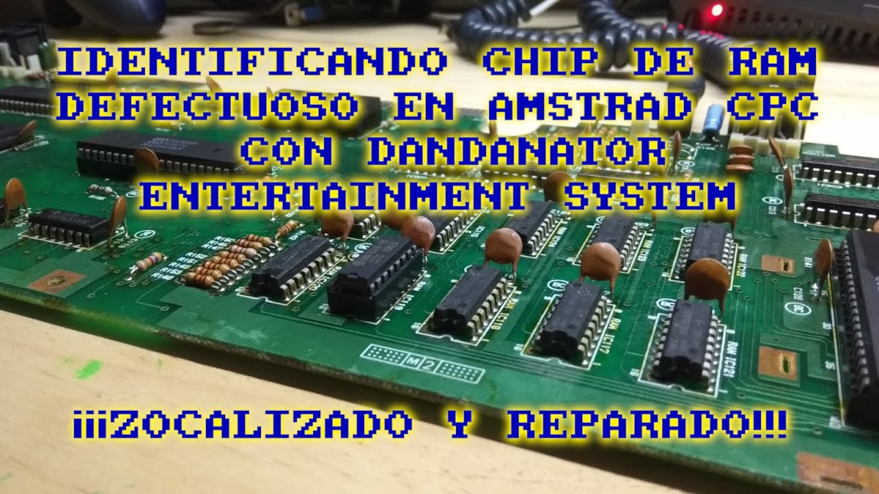[Pantalla gris de la muerte] 😱 Cómo diagnosticar RAM de Amstrad CPC defectuosa con Dandanator