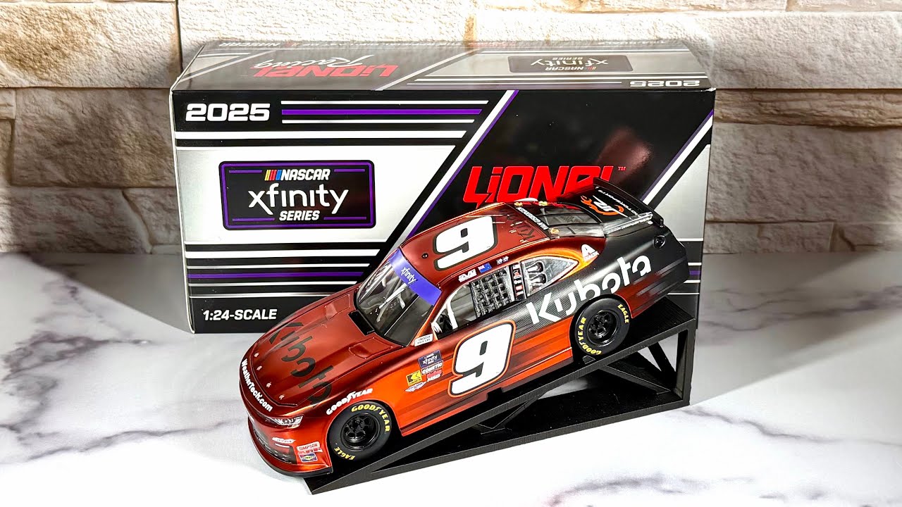 REVIEW: Shane Van Gisbergen 2025 Kubota Color Chrome 1/24. Xfinity Series NASCAR Die-cast