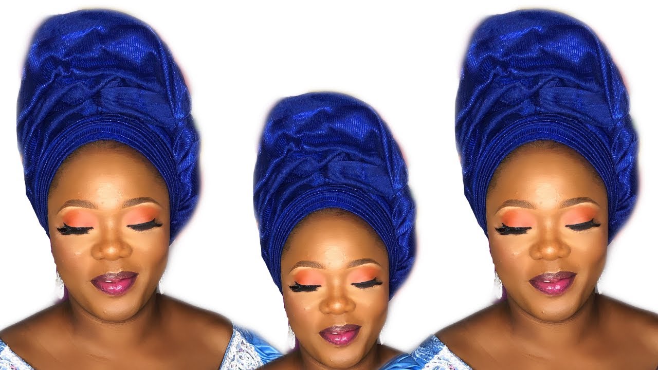 HOW TO TIE THE EASIEST CENTER KNOT GELE TUTORIAL |munnoh