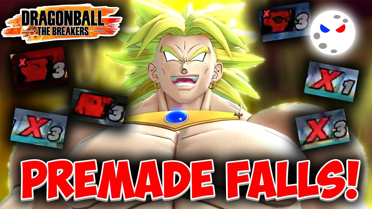 PREMADES Fall To Z BROLY ALREADY?!! - Dragon Ball The Breakers Season 9 Funny Moments