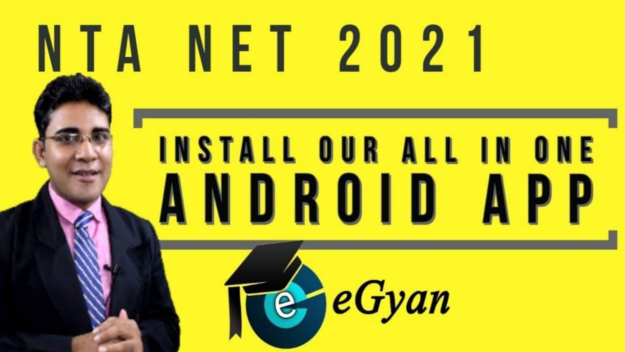 Launching eGyan All in One Android App for UGC NTA NET and NEET UG Biology