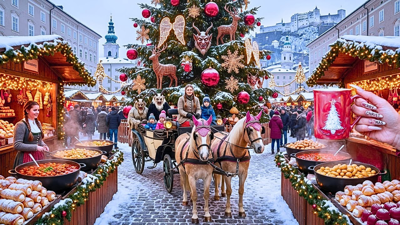 СКРЫТЫЕ ЖЕМЧУЖИНЫ АВСТРИИ 🎄 Зальцбург 2025 Самые Великолепные Рождественские Рынки Мира