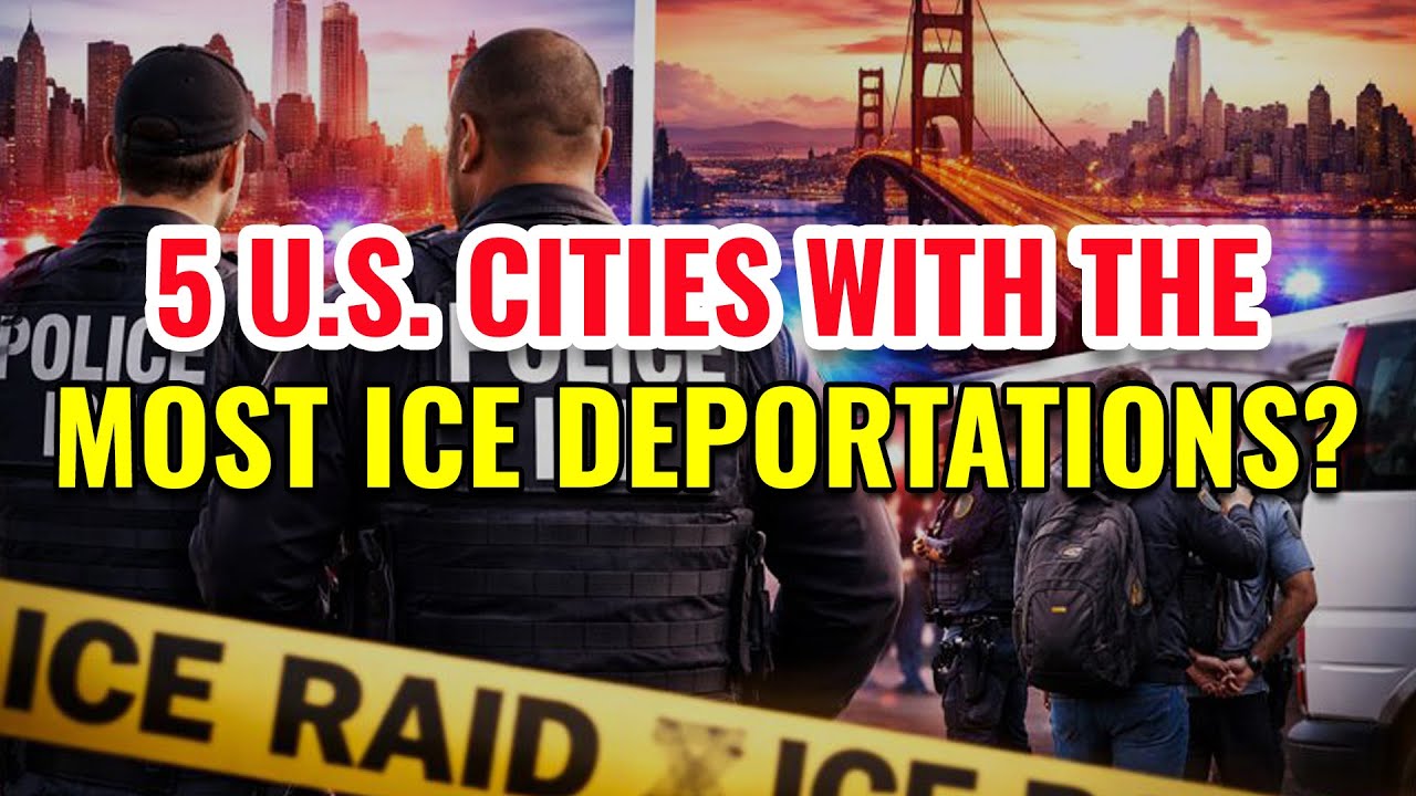 Топ-5 городов США, где ICE депортирует наибольшее количество иммигрантов в настоящий момент.