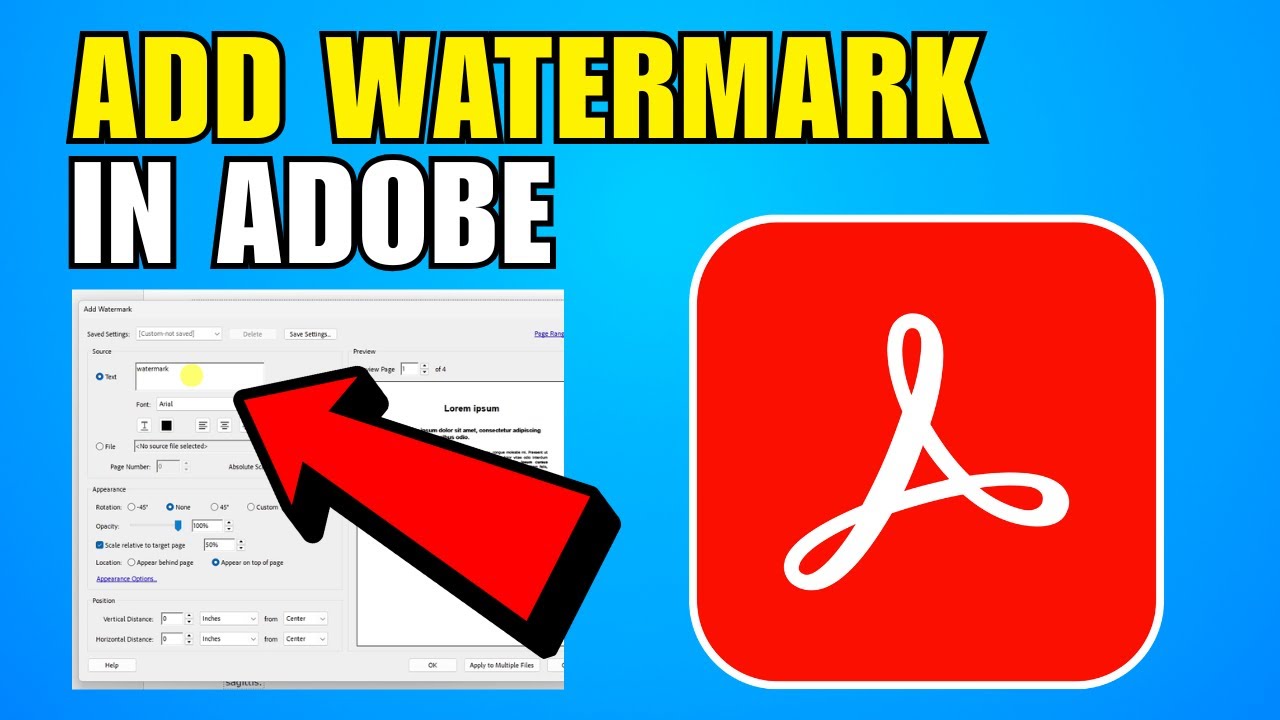 How To Add Watermark In Adobe Acrobat Pro (2026) (Complete Guide)